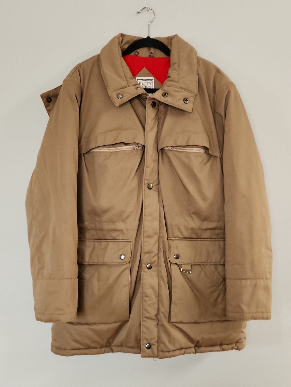 Hardy Amies Vintage Puffer Down Jacket Men's Size L